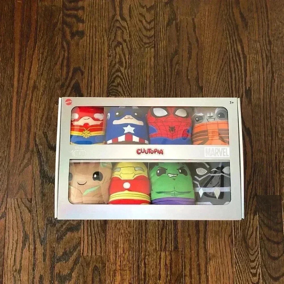 Disney 100 x Marvel Cuutopia 5” Plush 8-Pack ft. Spider-Man/Groot/Hulk - NEW!! - Picture 4 of 8